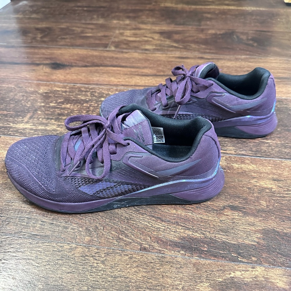 Reebok Metcon X4 Women’s Purple Athletic Lace-Up Sneakers